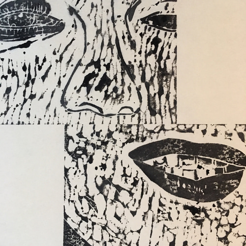Marilyn F／木版画 ☆woodblock print 版画 上村愛 通販｜Creema 
