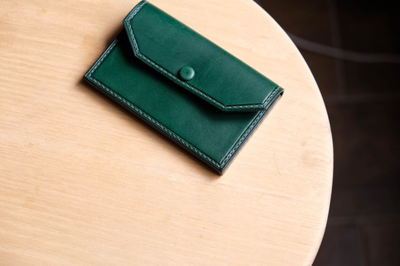 Card Box 廂型名片夾 Italian leather buttero 第1張的照片