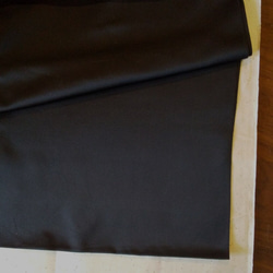 【新品】正絹重ね衿(シルクサテン黒)･広巾伊達襟 5枚目の画像