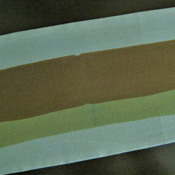 綿半幅帯(久留米絣)リバーシブル　繫ぎ目のない半巾 6枚目の画像