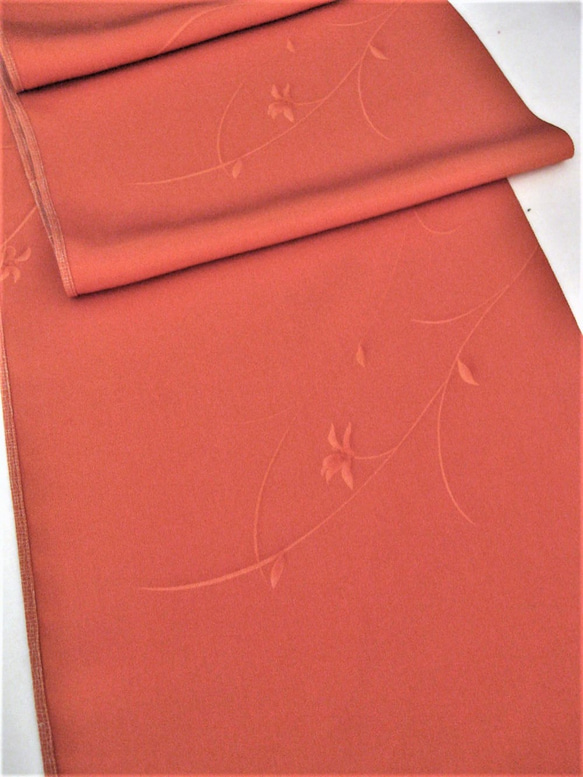 【新品】正絹帯揚げ(リバーシブル)小紋　三つ折り縫い始末　絹100％ 4枚目の画像