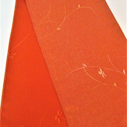 【新品】正絹帯揚げ(リバーシブル)小紋　三つ折り縫い始末　絹100％ 6枚目の画像