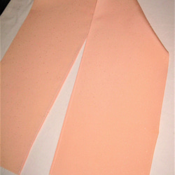 【新品】シルク半衿(サーモンピンク）正絹　 着付け小物 4枚目の画像