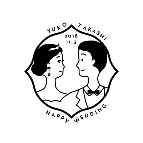 似顔絵 イラスト ウエルカムボード シンプル似顔絵 ウェルカムボード フルカラー おしゃれ ウェルカム