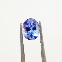 ☆タンザナイト☆オーバルミックスカット☆ タンザニア産0.45ct☆ 4枚目の画像