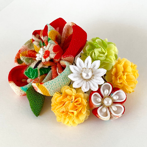 ALOHA　レトロモダン　和装髪飾り　七五三等♛︎no.450&単品 ALOHA レトロモダン 和装髪飾り 七五三等♛︎no.450&単品 レトロ
