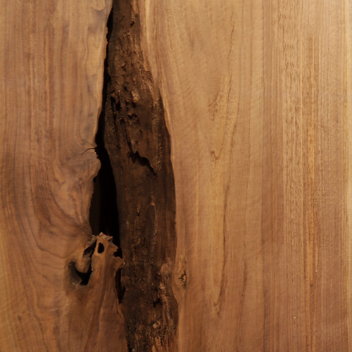 ブラックウォールナット③ 一枚板 ダイニングテーブル (アトリエ一本道