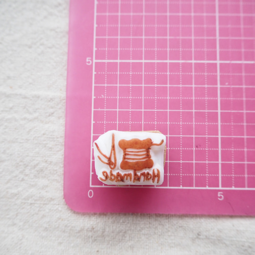 手作りハンコ ハンドメイド 消しゴムはんこ【針と糸 Handmade】ハンドメイドスタンプ はんこ