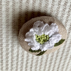 刺繍ブローチor刺繍ヘアゴム 6枚目の画像