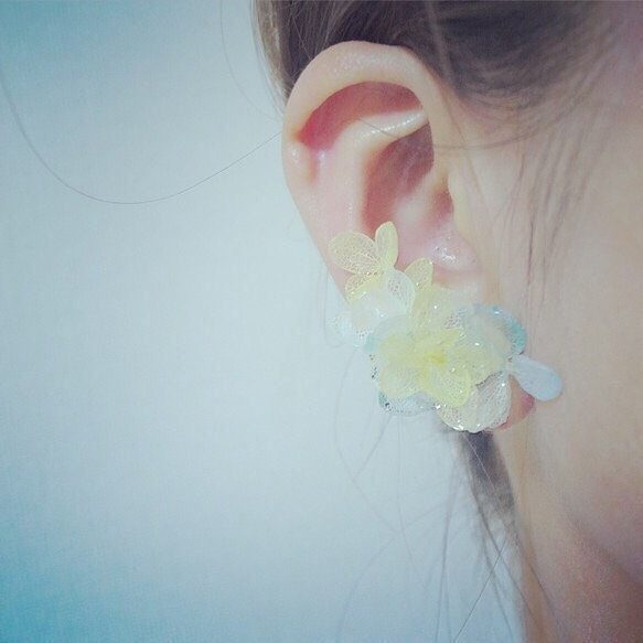 再販。°ear cuff... レモネード／apres la pluie 2枚目の画像