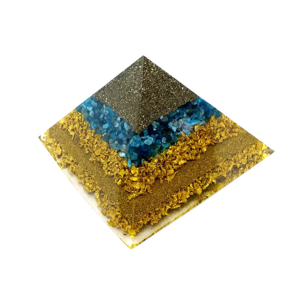 【宇能】黃鐵礦, 磷灰石, 生命之花, 平衡情緒, 乙太能量轉換器, 奧根水晶能量塔 第2張的照片