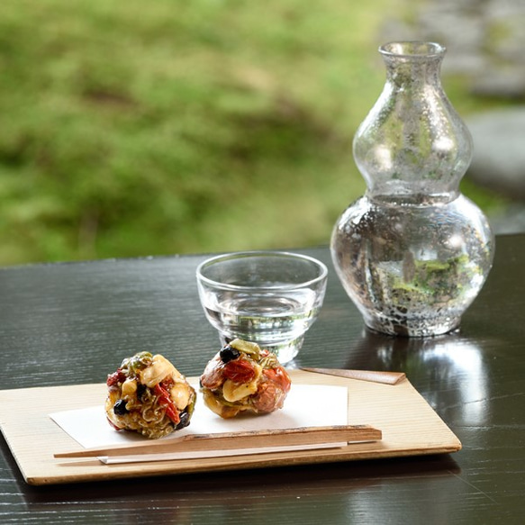 料亭のちりめんナッツ(5個入)1999001　　京都 料亭 自宅用 ご褒美 プレゼント アーモンド くるみ 2枚目の画像