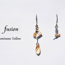 fusion pierced earring ~luminous yellow~ 1枚目の画像