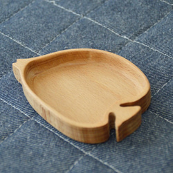 wood dish fish(さかなのお皿) no262 2枚目の画像