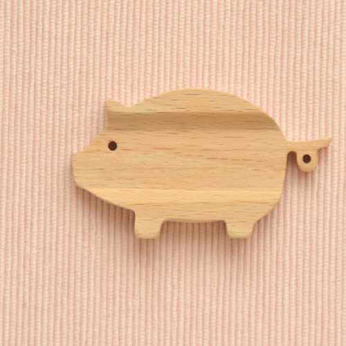 木製、豚箸置き(2個セット) 箸・箸置き ピリカラマキアート 通販