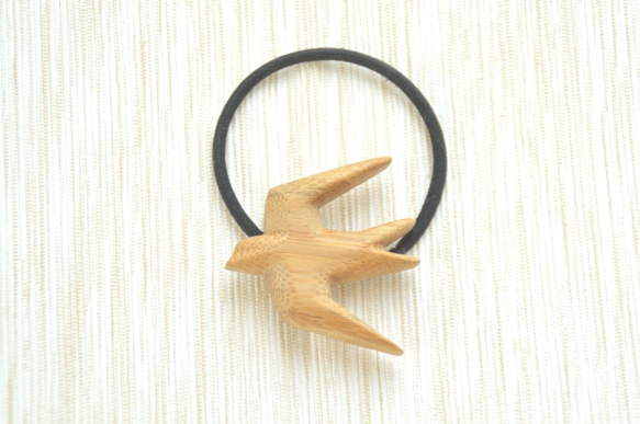 bamboo-swallowヘアゴム 4枚目の画像
