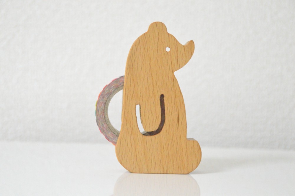 末草さんの親子クマのテープカッター 未草の白くまテープカッター- poooL (online shop)
