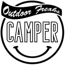 カッティングシート camper smile ステッカー 車外アクセサリ 1枚目の画像