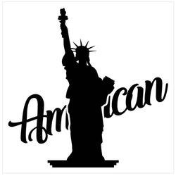4枚セット 「アメリカ」 ステッカー  カッティングシート 自由の女神 ピストル 6枚目の画像