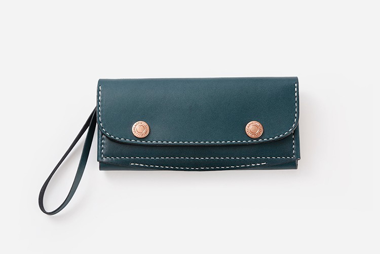 長財布 レディース 革 大容量 牛革手縫い収納ジャバラマチ長財布 総手縫い