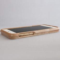 定做！ [iPhone 5 至 13 免費維修保證] iPhone 天然木實木保護殼 第2張的照片