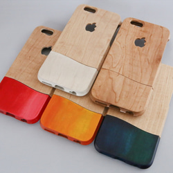 定制！ 【iPhone 5-13 免費保修】iPhone 木質外殼 白色 整潔端莊！ 第2張的照片