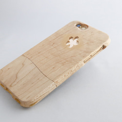 定做！ [型號有限終身保修] iPhone Kaori木製保護殼天然木製實物模型 第1張的照片