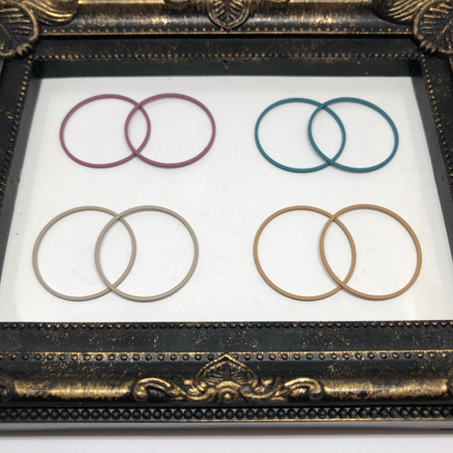 ハンドメイドアクセサリー専用 楽天市場】（完売しました）シックなアクセサリーセット パーツ15種+