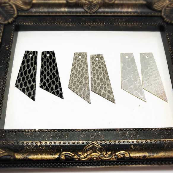 定形郵便送料無料／PUベビ柄台形パーツ  1.4✖️3.8cm  3色 6pcs   P623番 人気・おすすめ｜売れ筋商品・話題商品におすすめ コスパ重視 安心配送 スピーディーにお届け