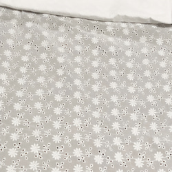 定形郵便送料無料／真っ白綿レース花刺繍・マスクレース布  巾65cm 長さ50cm  J 1枚目の画像