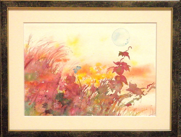 秋景 絵画 向井靖子 通販 6384460｜Creema(クリーマ) ハンドメイド 