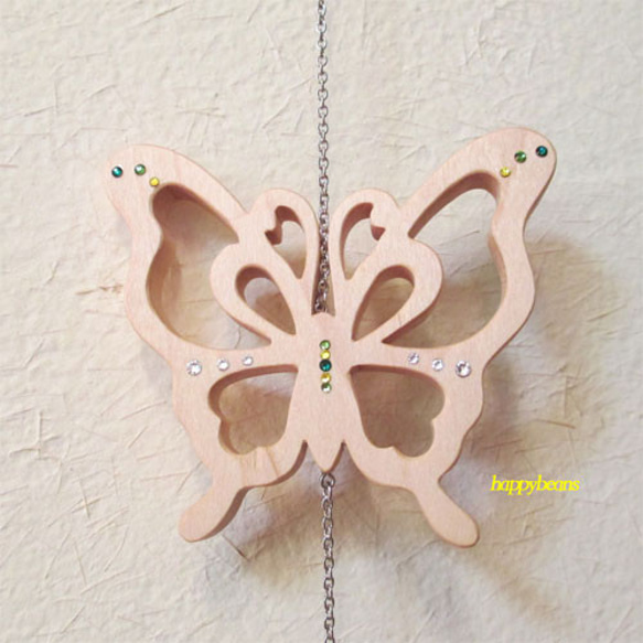 [Yasuu21像訂貨]木蝴蝶吊牌（WN /綠） 第2張的照片
