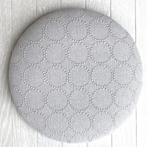 皆川明×Kvadrat タンバリンスツール【白色/ハニーブラウンフレーム