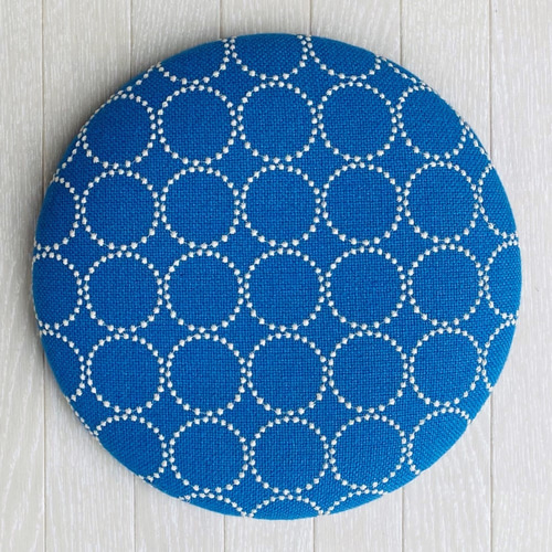 皆川明×Kvadrat タンバリンスツール【青色/ハニーブラウン