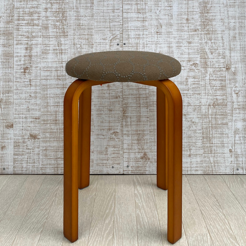 【美品】kvadrat 皆川明 タンバリン スツール スツール 皆川明×Kvadrat タンバリンスツール黄色/ナチュラルフレーム