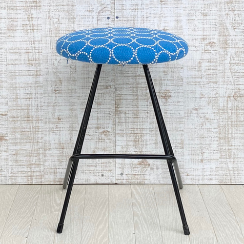 皆川明×kvadrat タンバリンアイアンスツール タンバリンハリンダル青色