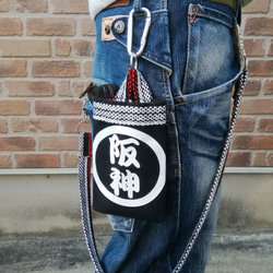 なにわ袋　　全１２色　好きな文字プリント出来ます！　 2枚目の画像