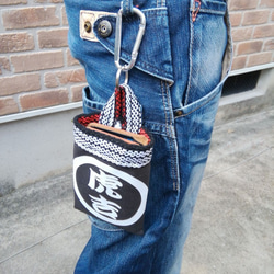 なにわ袋　　全１２色　好きな文字プリント出来ます！　 4枚目の画像