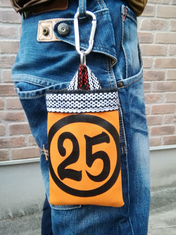 なにわ袋　　全１２色　好きな文字プリント出来ます！　 5枚目の画像