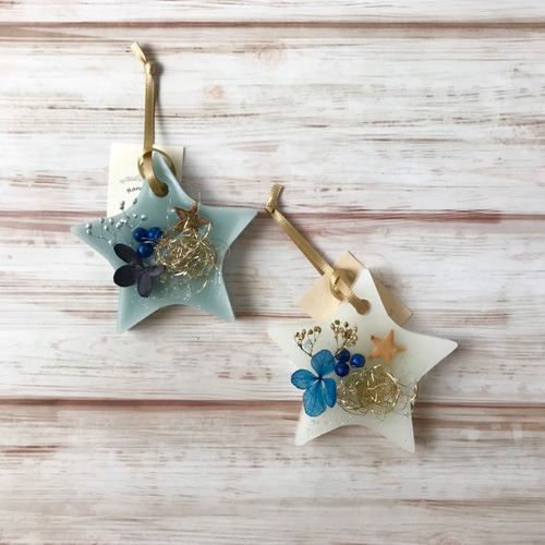 2個セット 星のきらきら アロマワックスサシェ キャンドル・キャンドル