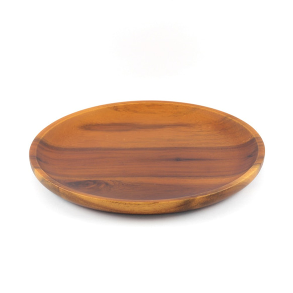 木製圓淺盤Φ21 x H2〞 餐盤 水果盤 木盤 相思木 快速出貨 第1張的照片