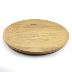 木製平盤Φ25 x H2〞 披薩盤 餐盤 水果盤 木盤 橡膠木 快速出貨 第1張的照片