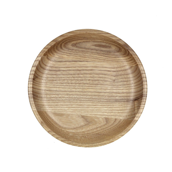 木製淺盤Φ16 x H2〞 餐盤 水果盤 木盤 白臘木 快速出貨 第2張的照片