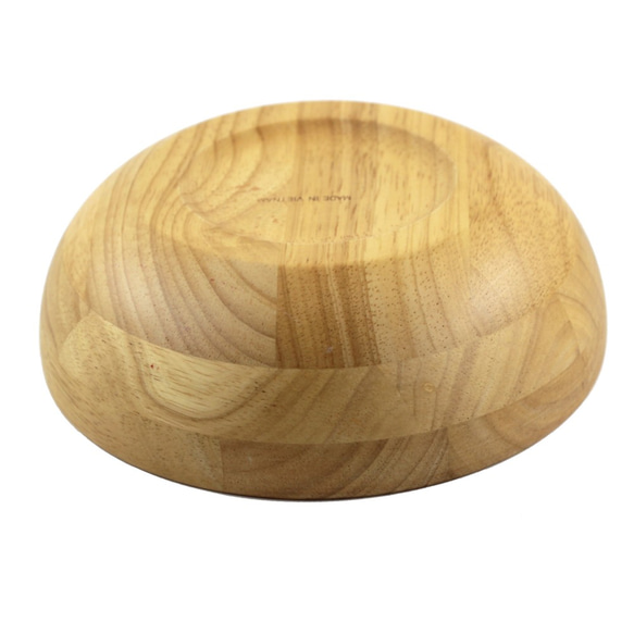 木製淺碗Φ18 x H6.4〞 木碗 湯碗 餐碗 平底碗 沙拉碗 橡膠木 快速出貨 第4張的照片