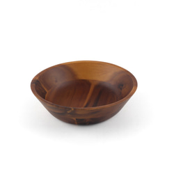 木製平底沙拉碗Φ13.7 x H3〞(深色) 木碗 湯碗 餐碗 平底碗 相思木 快速出貨 第1張的照片