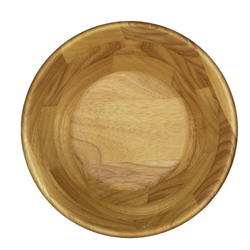 木製凹底沙拉碗II Φ25.5 x H8〞 木碗 湯碗 餐碗 凹底碗 橡膠木 快速出貨 第2張的照片