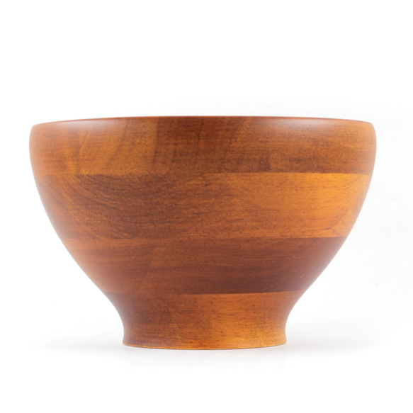 木製甜湯碗Φ12 x H7.5〞(深色) 木碗 湯碗 餐碗 凹底碗 橡膠木 快速出貨 第3張的照片