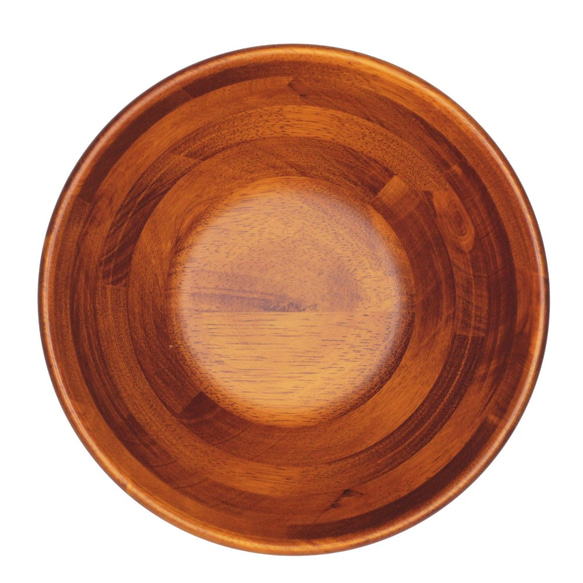木製甜湯碗Φ21.5 x H10.3〞(深色) 木碗 湯碗 餐碗 凹底碗 橡膠木 快速出貨 第2張的照片