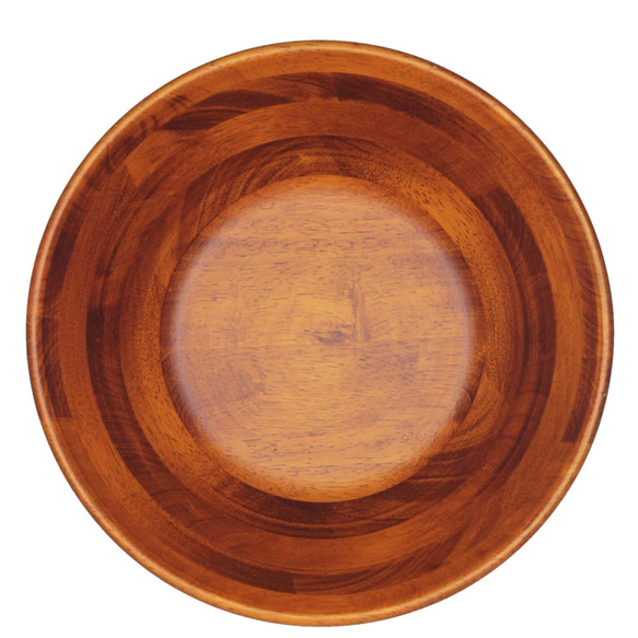 木製甜湯碗Φ26.2 x H10.3〞(深色) 木碗 湯碗 餐碗 凹底碗 橡膠木 快速出貨 第2張的照片