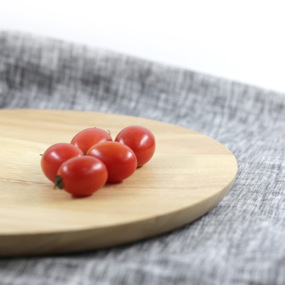 CiaoWood〞木製平盤〡披薩盤〡餐盤〡水果盤〡木盤〡橡膠木 第2張的照片